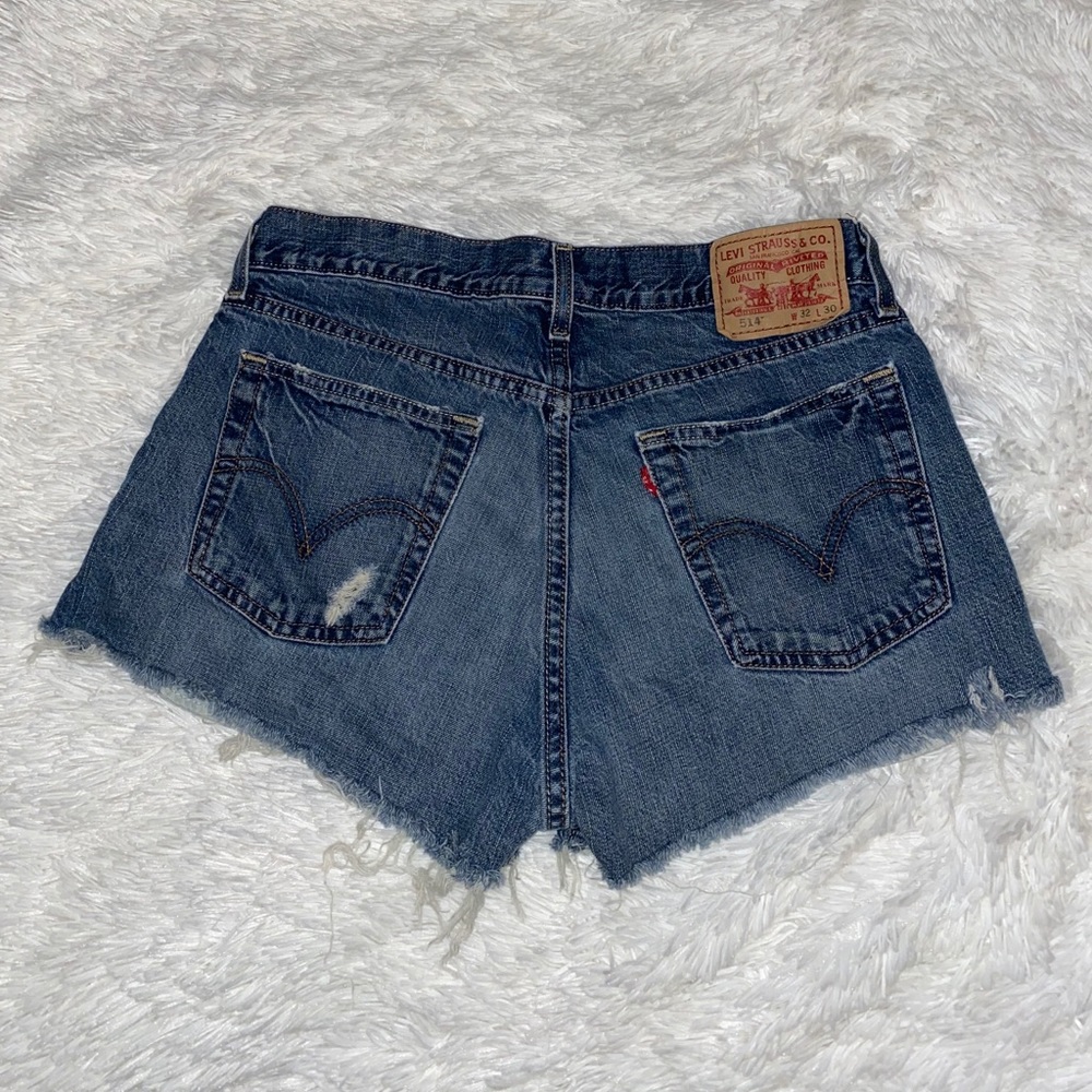 Levi’s 514 denim cut off shorts